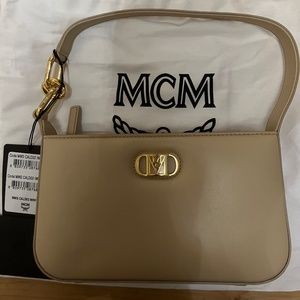 MCM mini Travis leather shoulder bag NWT